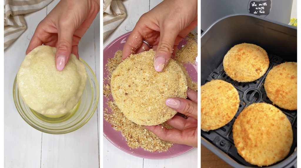 Bread Cordon Bleu with Ham and Cheese in Air Fryer