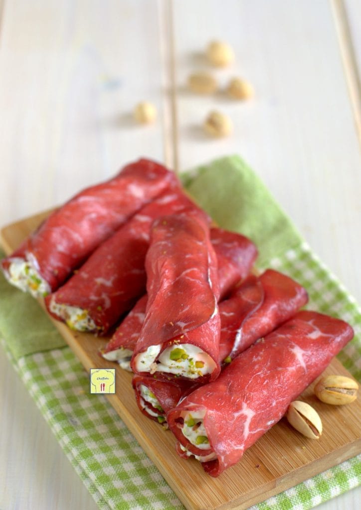 pistachio bresaola rolls gp