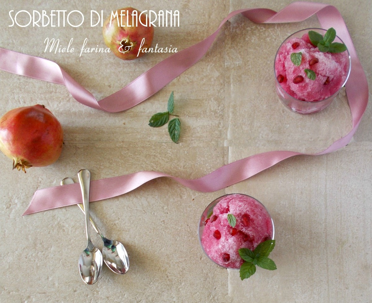 Easy Pomegranate Sorbet Without an Ice Cream Maker