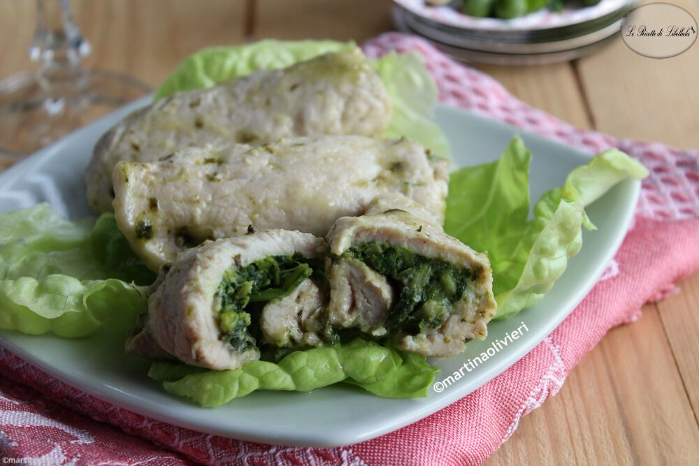 Pork Rolls with Broccoli Rabe