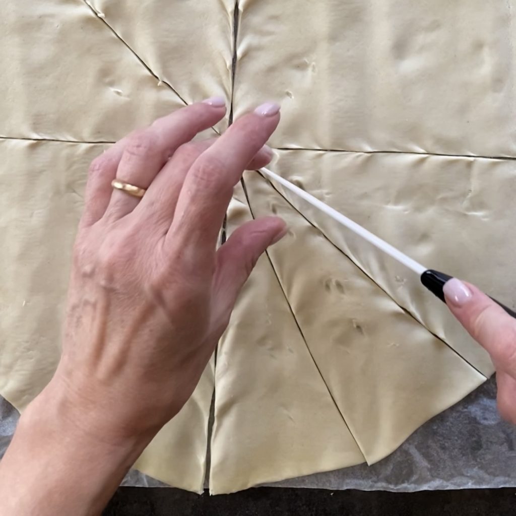 puff pastry and nutella croissants in air fryer
