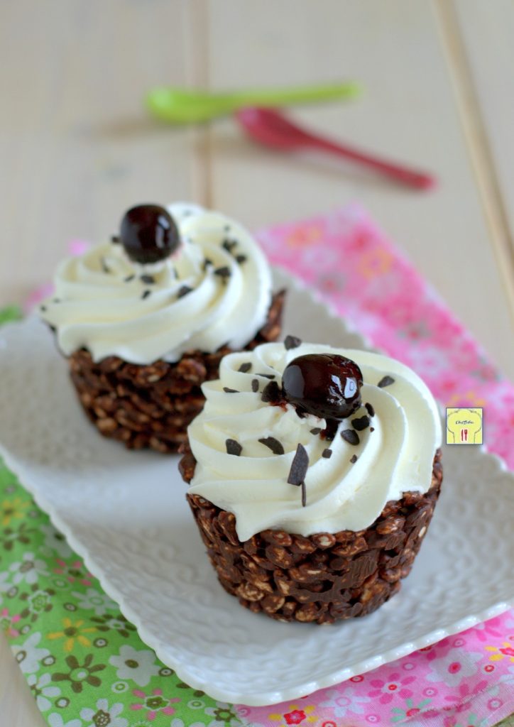 puffed rice baskets with easy ice cream gp