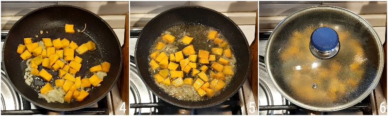 pumpkin flan with parmesan fondue and crispy bacon recipe 2 stew pumpkin with onion