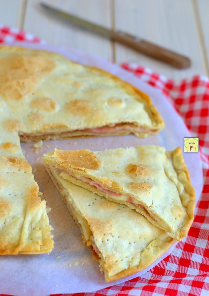 quick flatbread with ham and scamorza gp