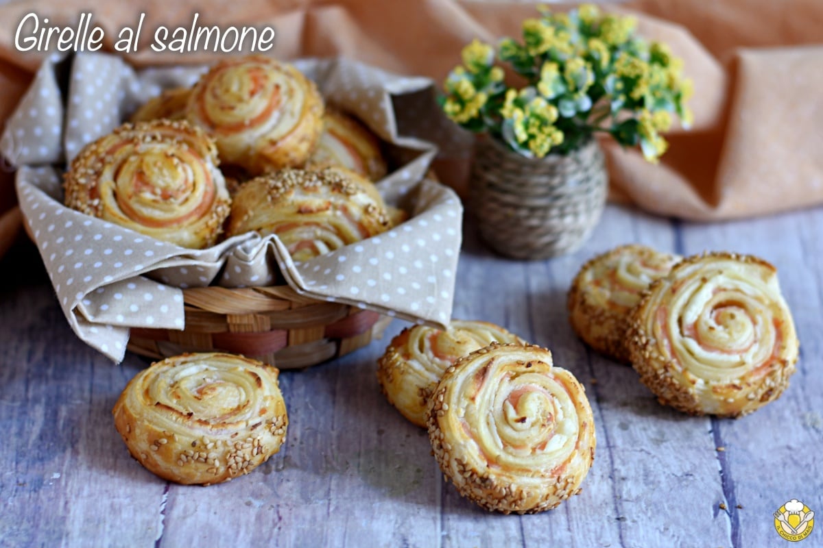 Salmon Puff Pastry Pinwheels