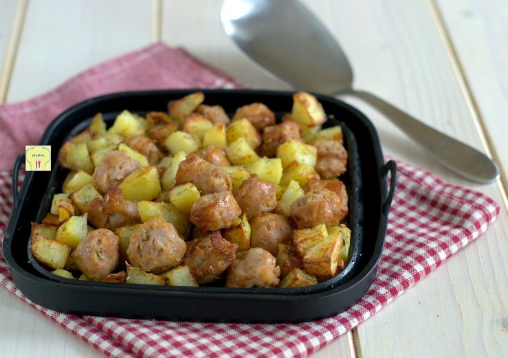 Sausage and Potatoes in Air Fryer