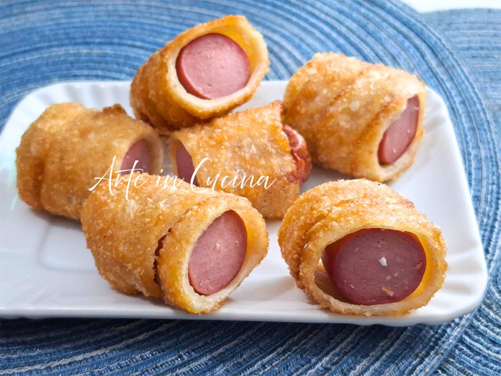 SAUSAGE ROLL tasty snacks