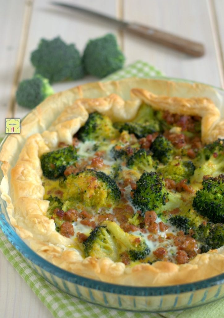 savory broccoli and sausage pie gp