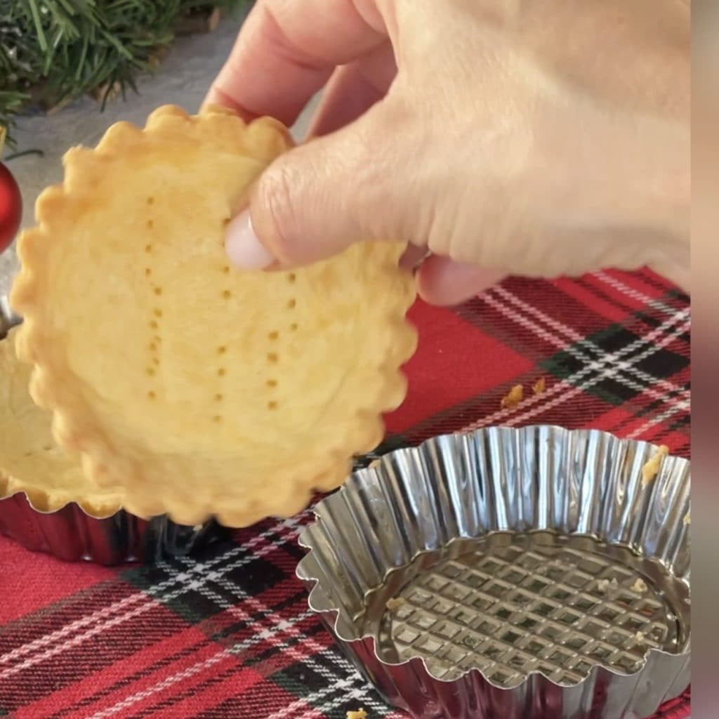 savory shortcrust pastry baskets