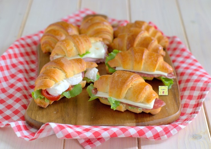 Savory Yogurt Croissants Without Rising