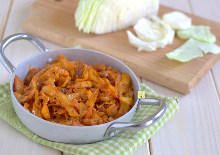 Sicilian Braised Cabbage