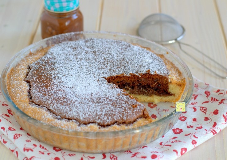 Soft Chocolate and Nutella Tart