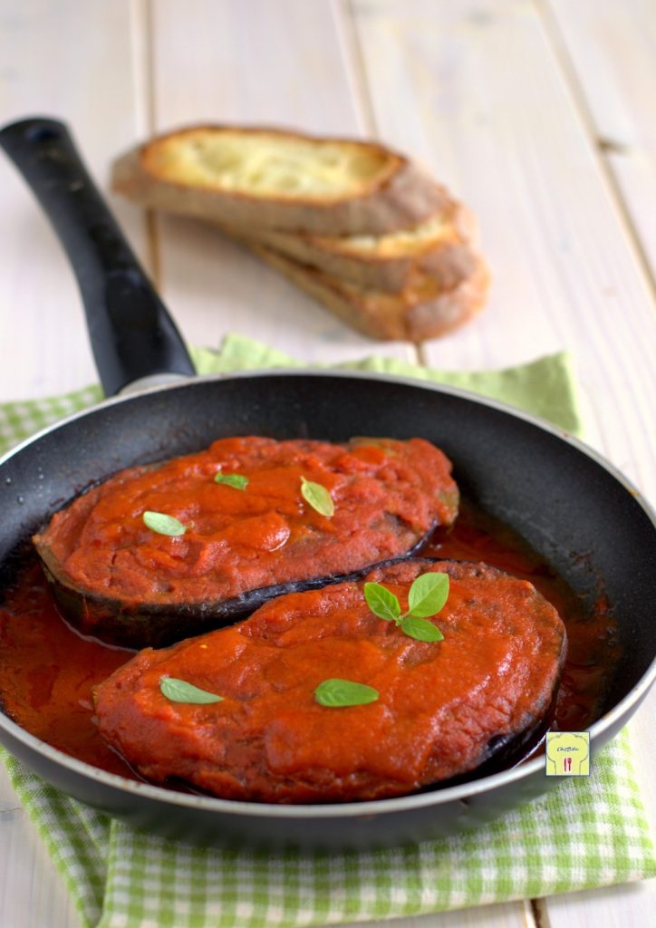 stuffed eggplants in a pan gp