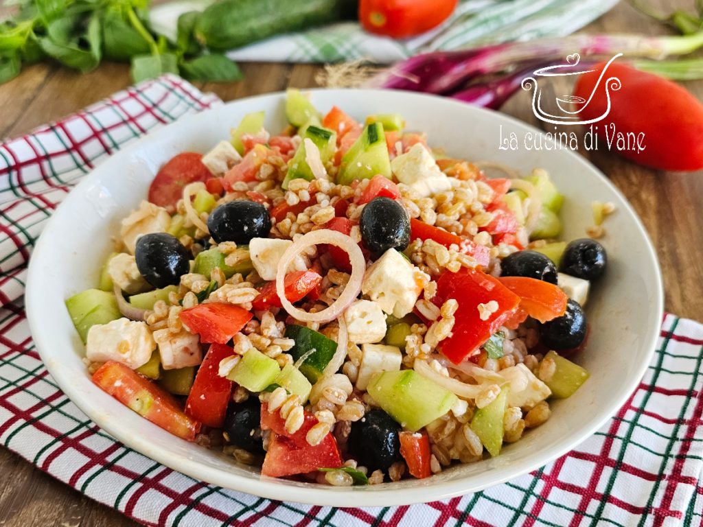 summer farro salad
