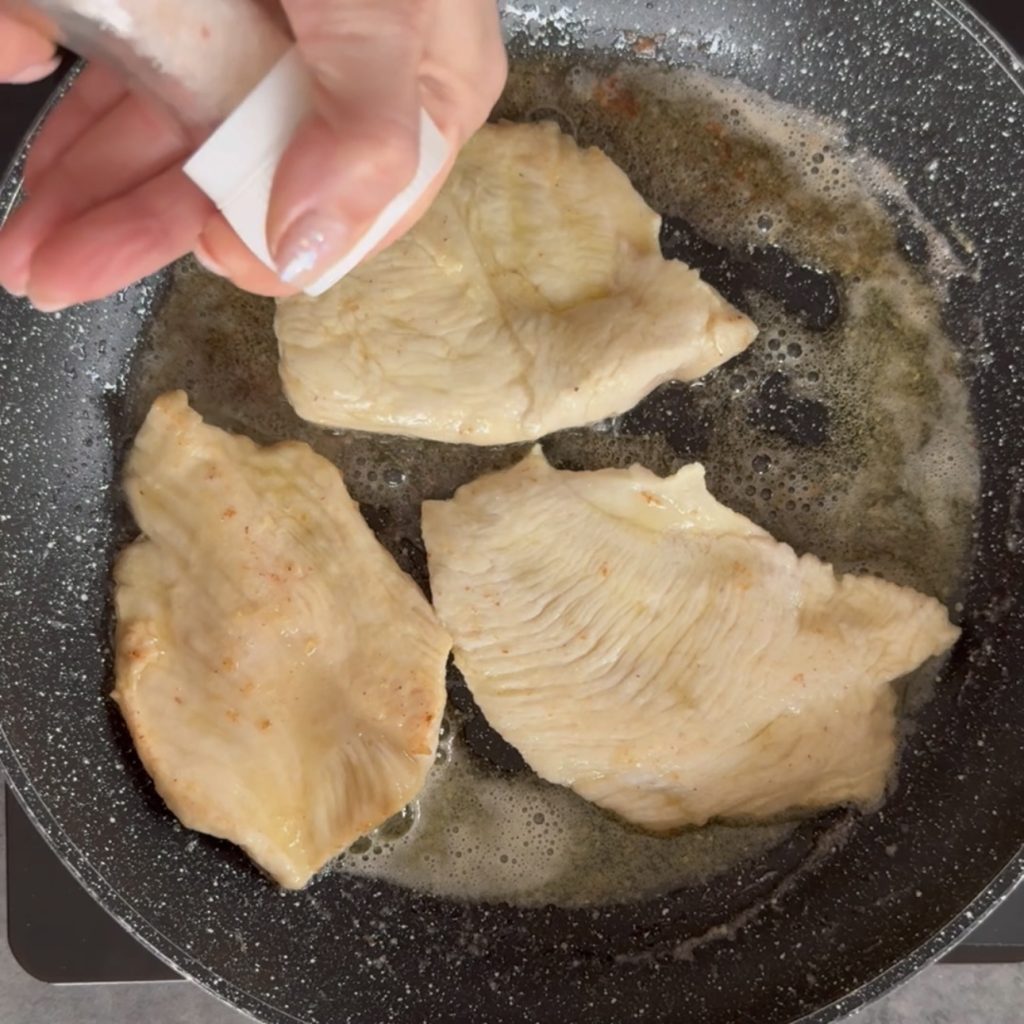 turkey escalopes with mushrooms
