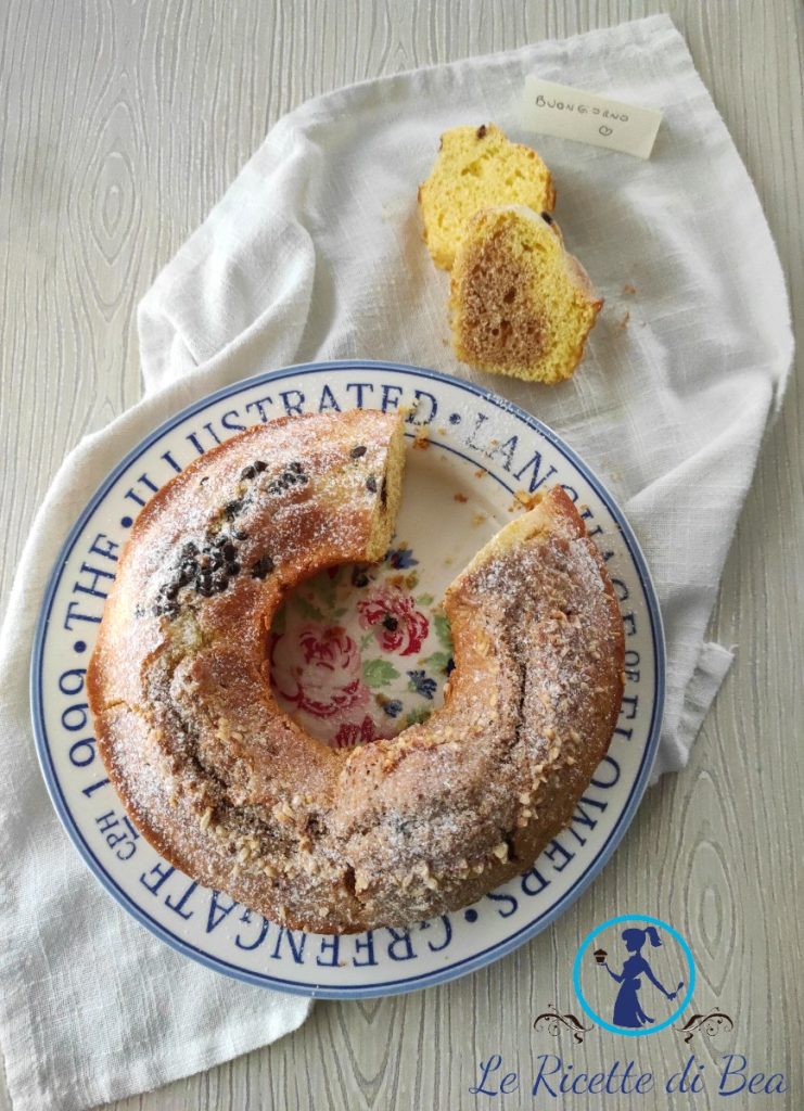 two-tone cocoa bundt cake