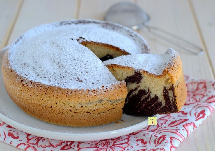 Two-tone Cake in Air Fryer