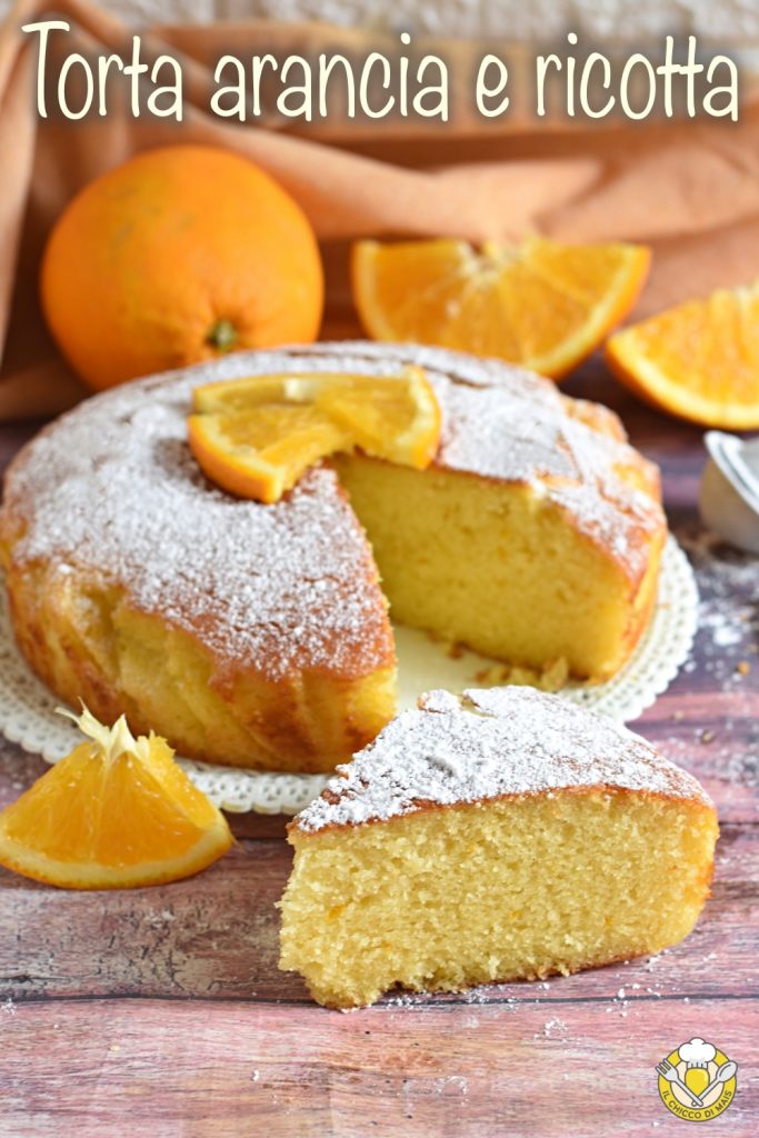 v_ orange and ricotta cake that melts in your mouth, tall and fluffy, slightly moist, without butter, gluten-free
