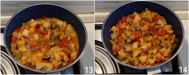 vegetable ciambotta original recipe typical stew from southern Italy 5 cooking time