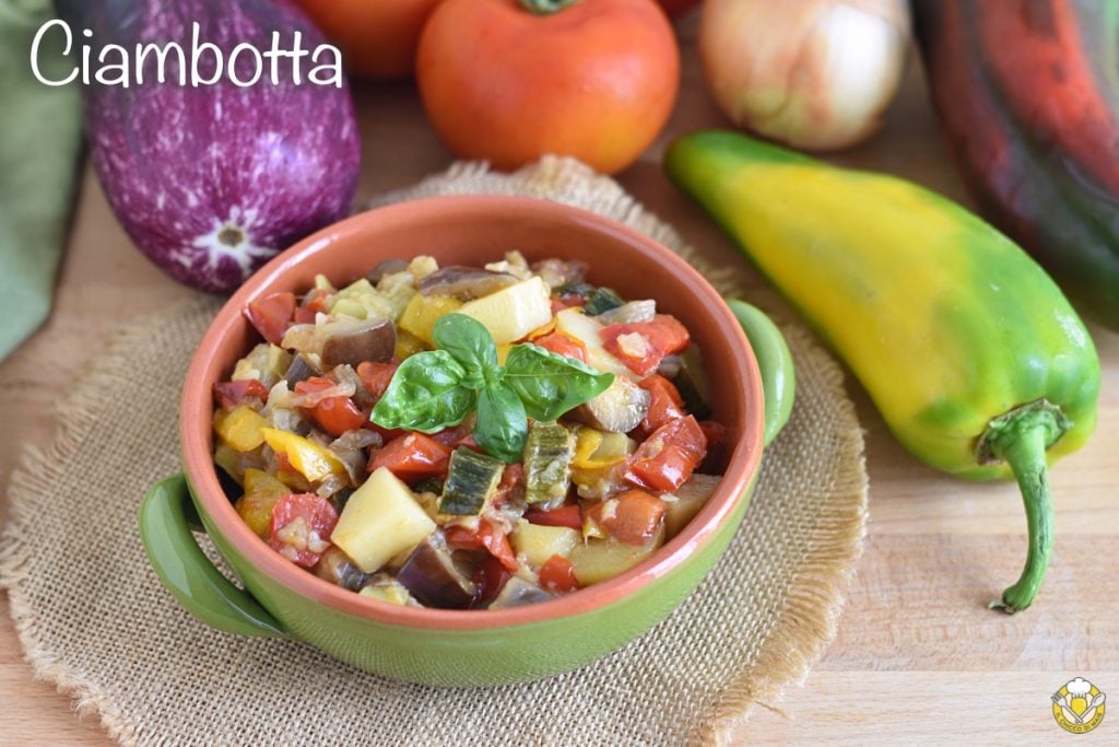 vegetable ciambotta original recipe typical stew from southern Italy