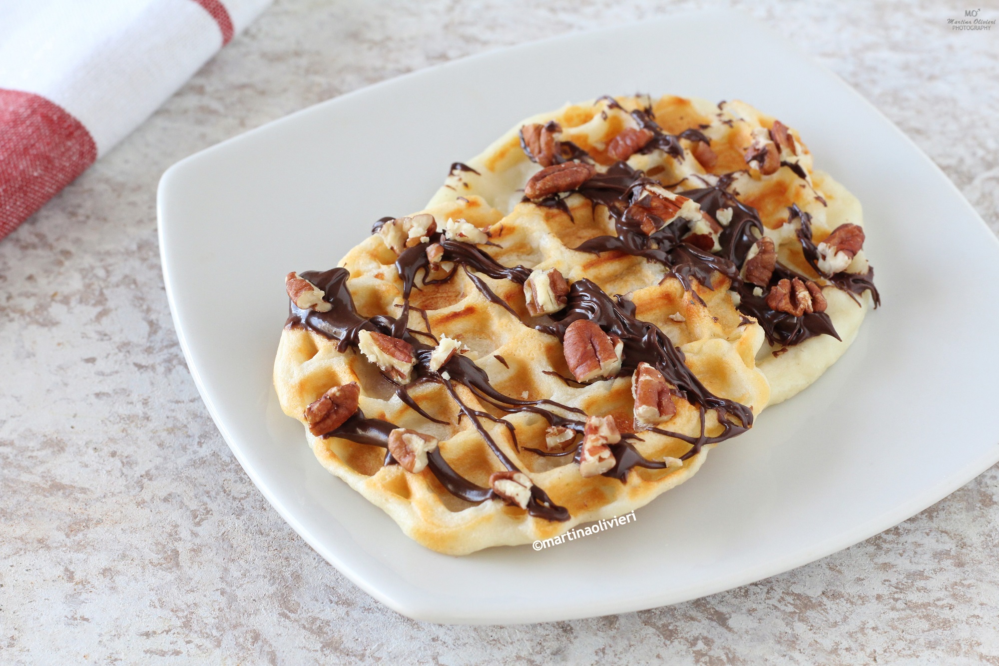 Egg White and Greek Yogurt Waffles