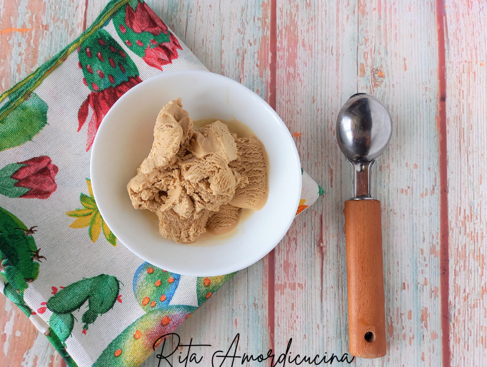 Hazelnut Ice Cream Without an Ice Cream Maker