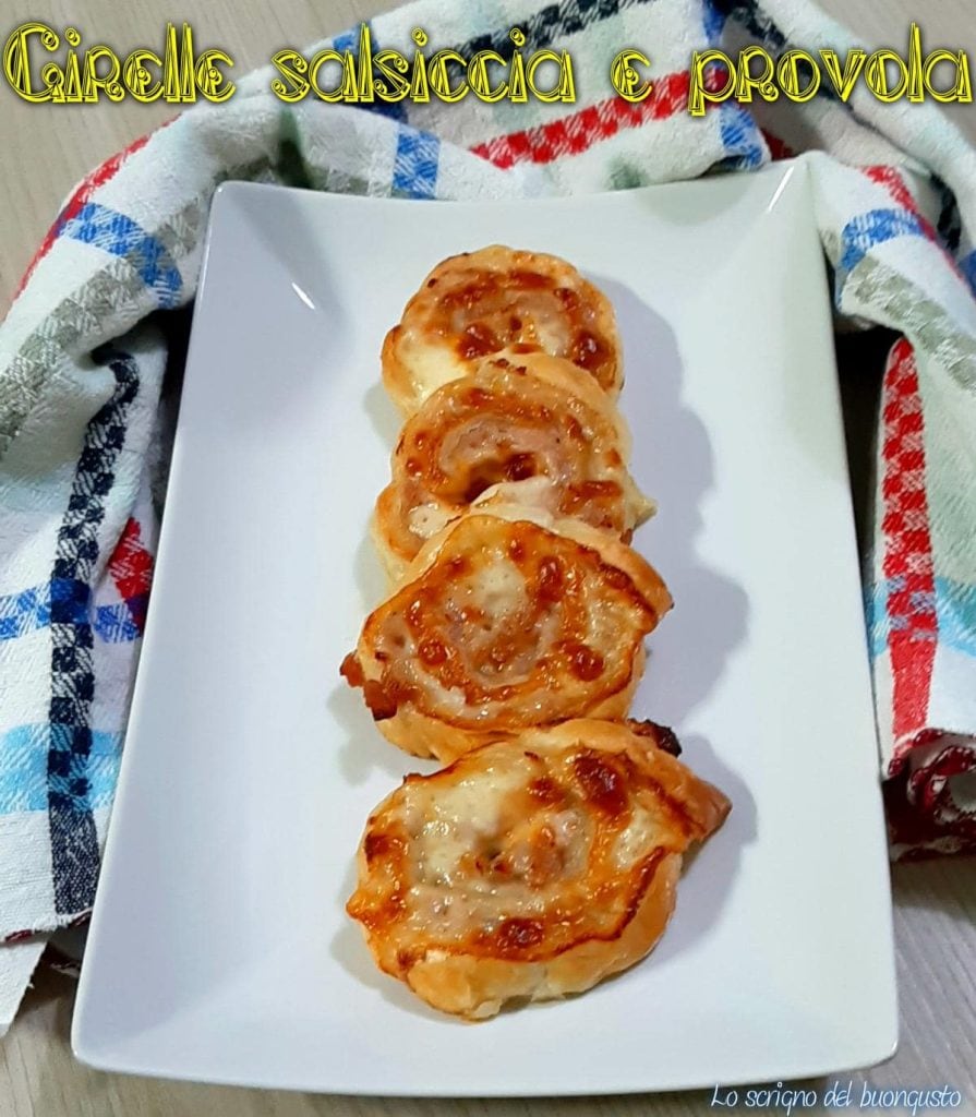 Sausage and Provolone Pinwheels