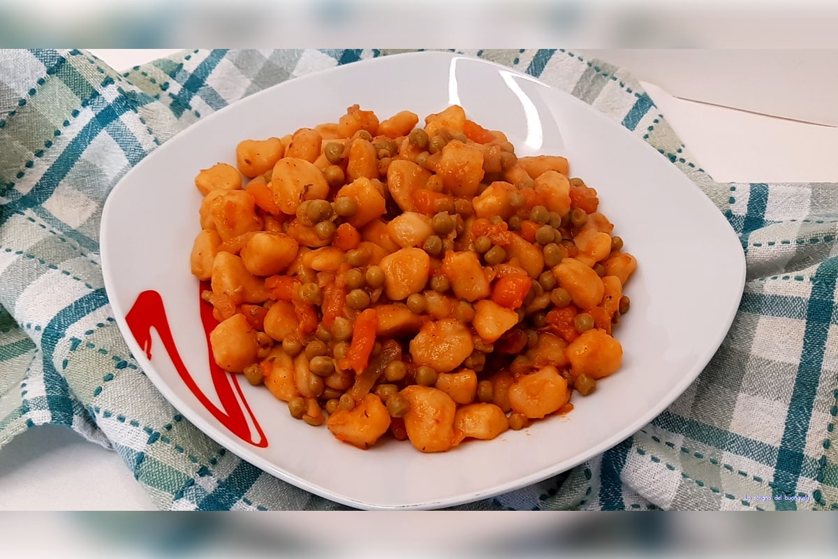 Gnocchi with Peas and Carrots