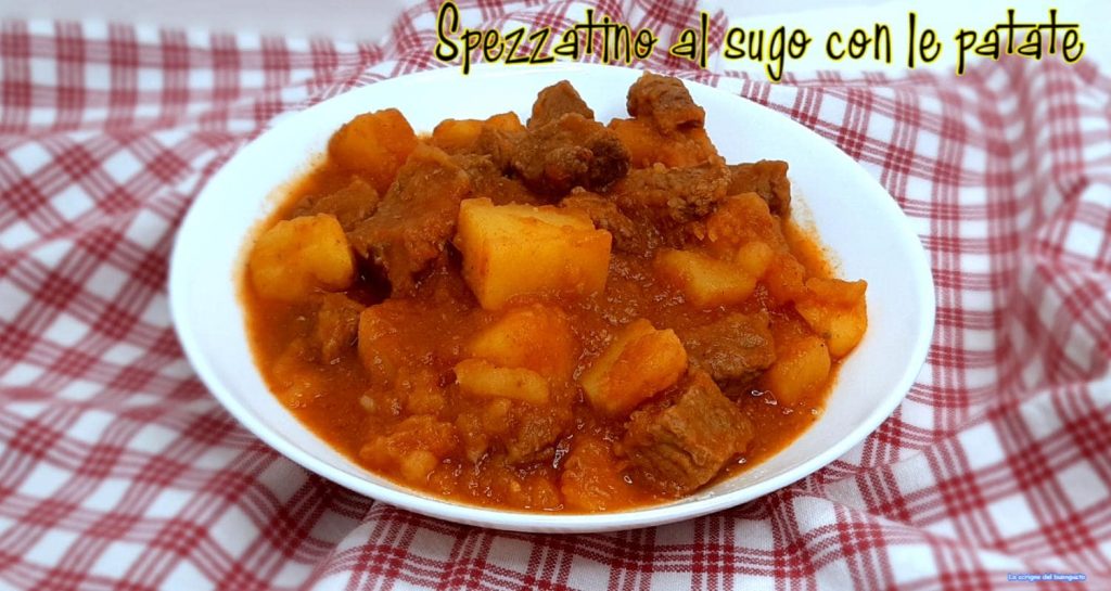 Stew in Sauce with Potatoes