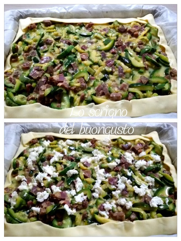 Zucchini and Prosciutto Savory Pie