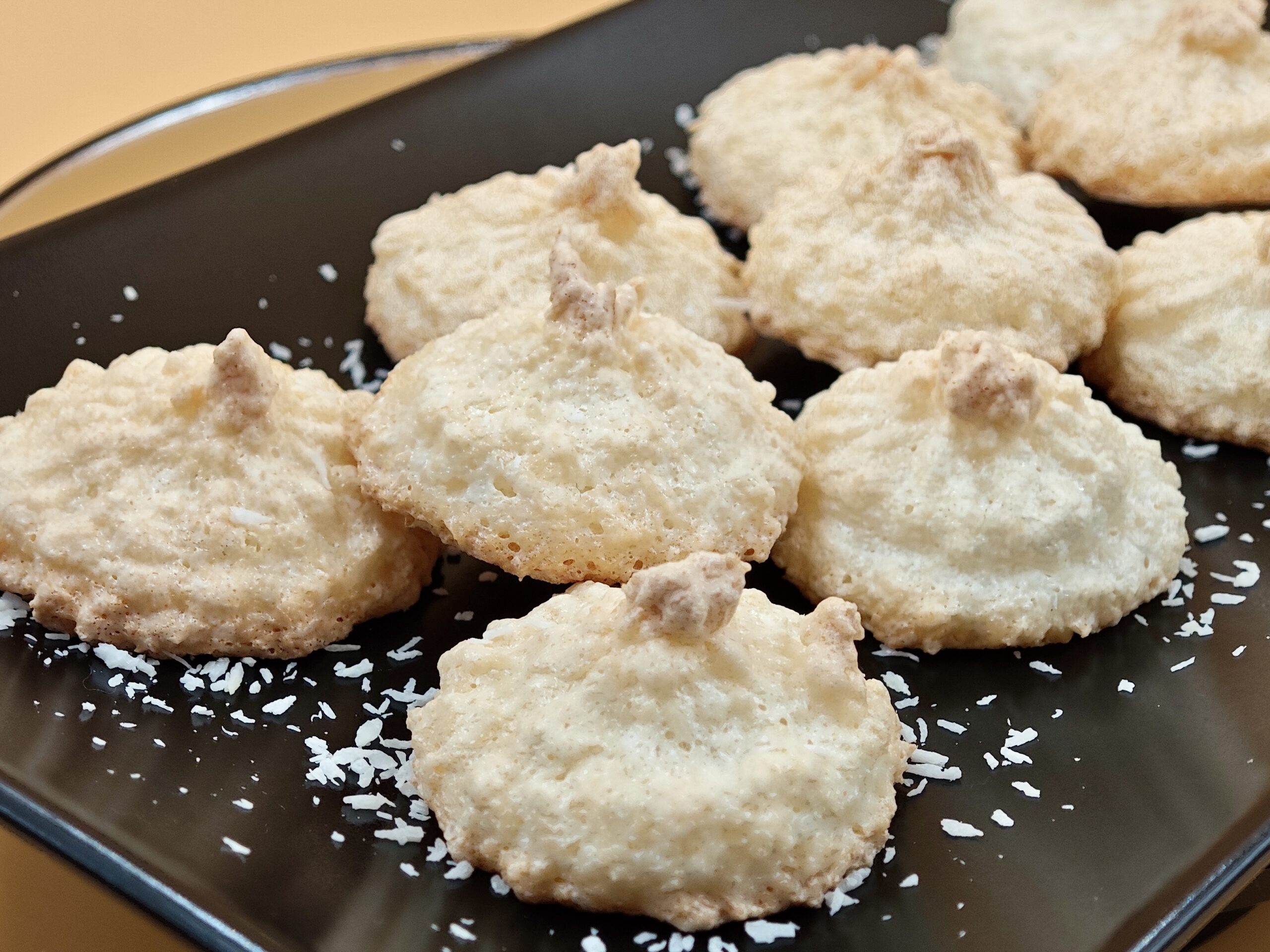 Easy and Quick Coconut Cookies: With 3 Ingredients
