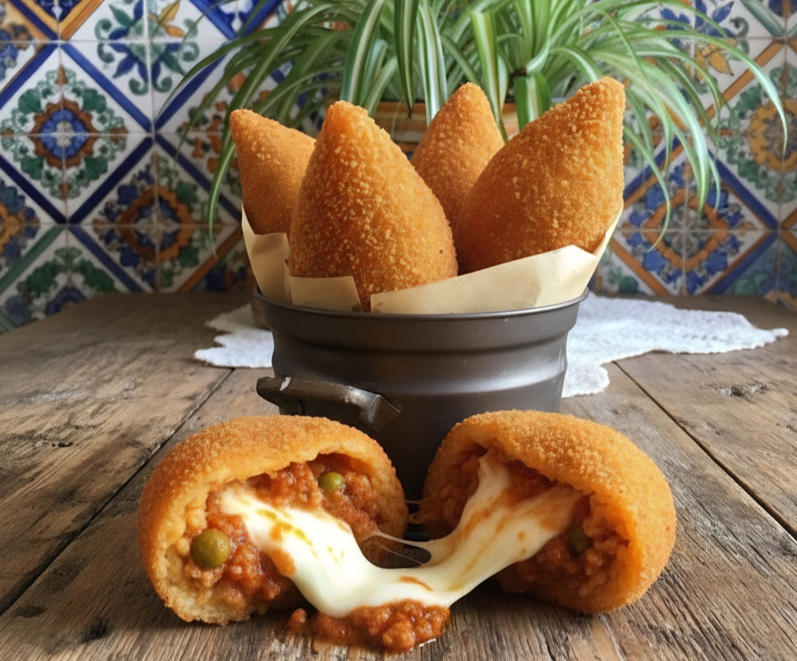 Original Recipe Arancini with Sauce