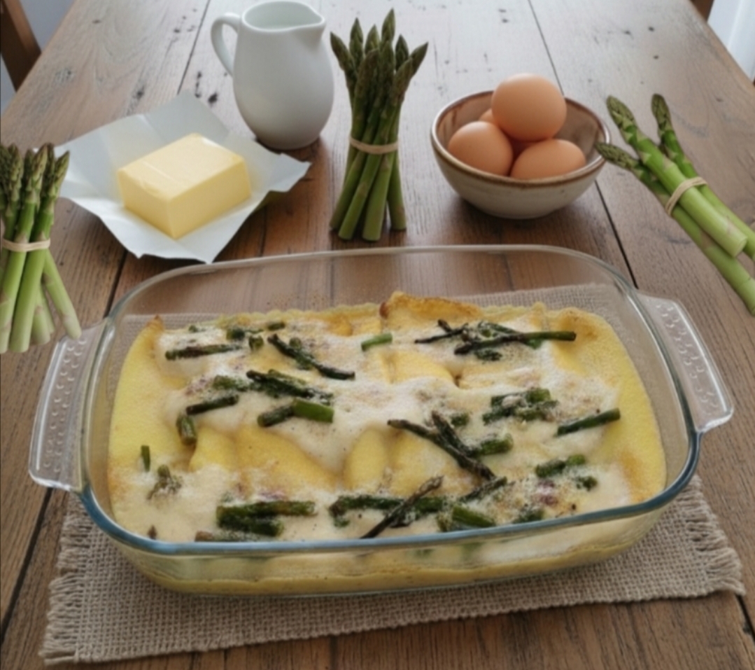 Savory Crepes with Asparagus and Ricotta