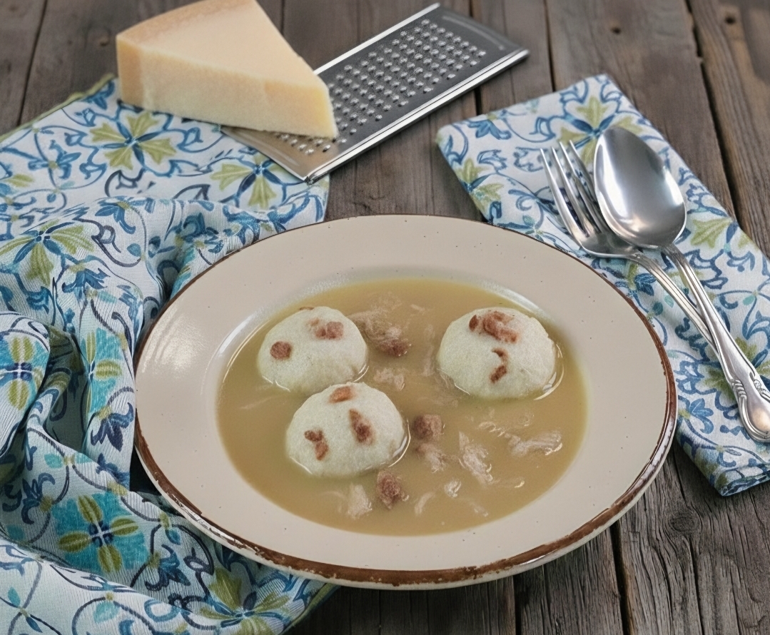 My Dumplings in Beef Broth