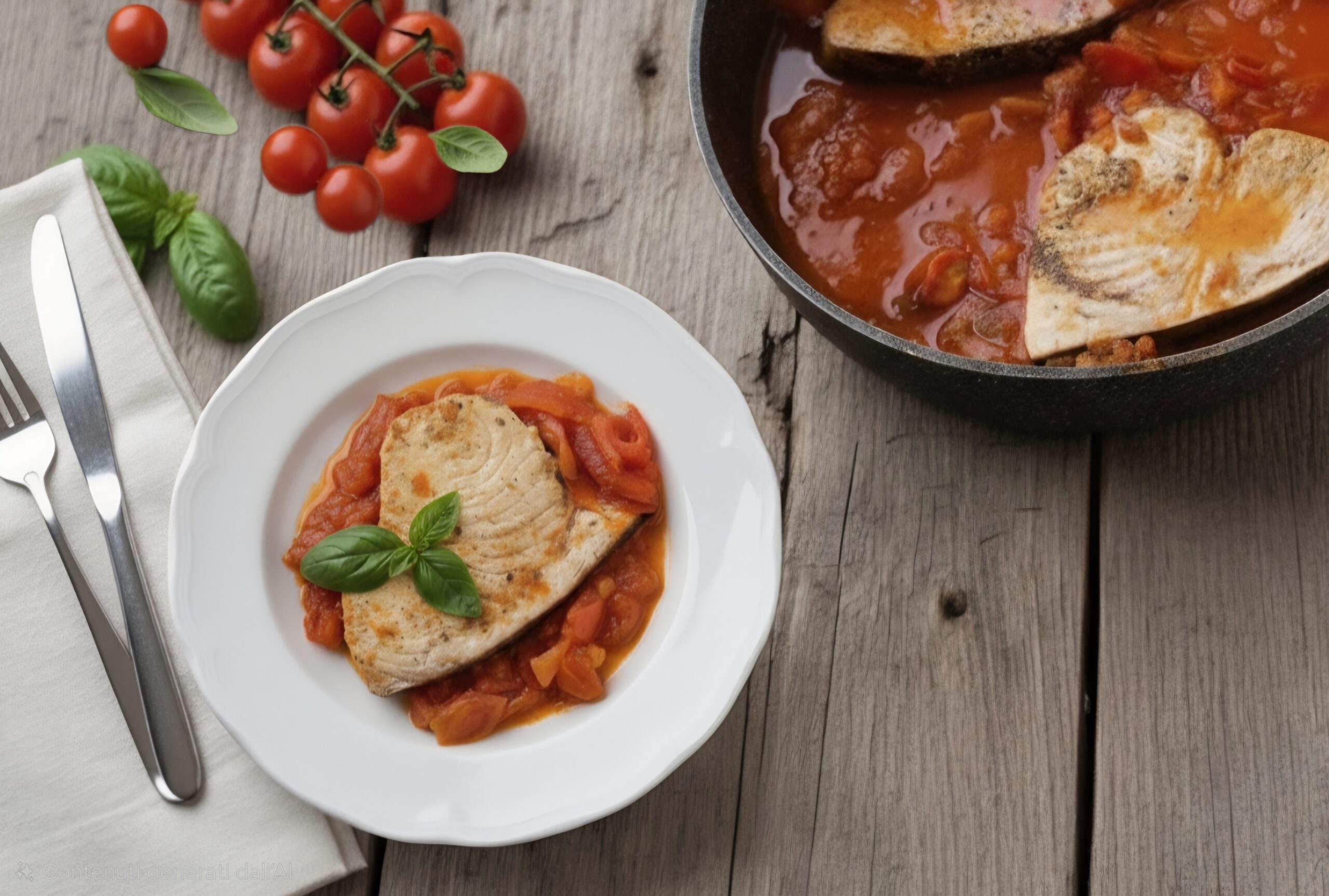 Swordfish with Fresh Tomatoes