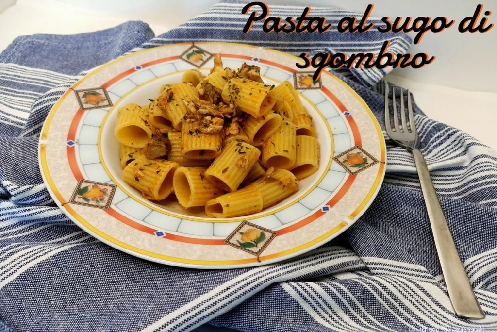 Pasta with Mackerel Sauce