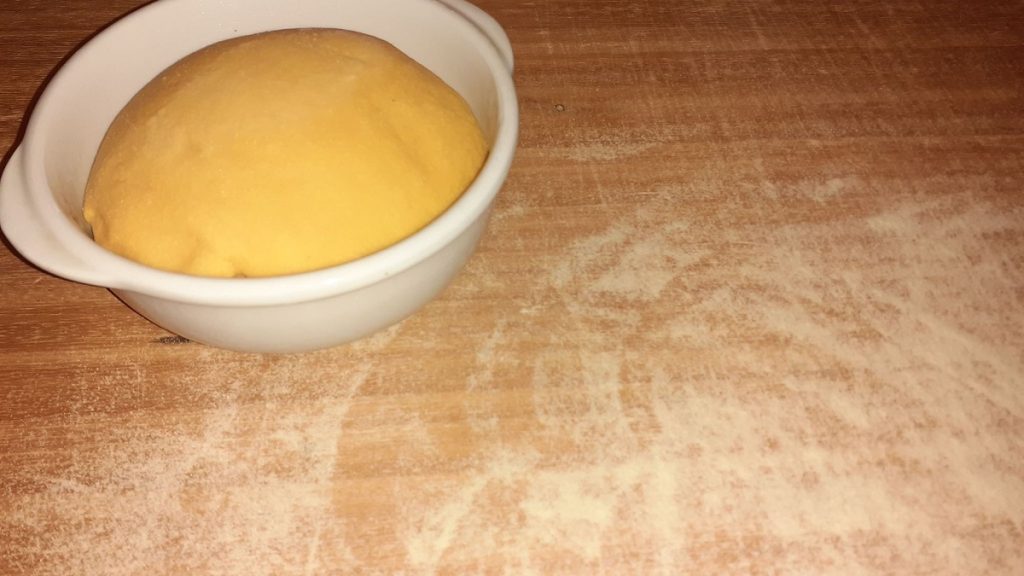 Pumpkin and Semolina Flour Dough