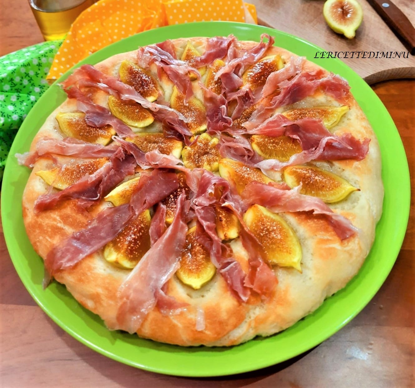 Focaccia with Figs and Prosciutto