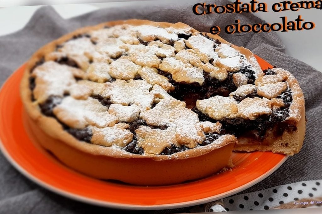 Cream and Chocolate Tart