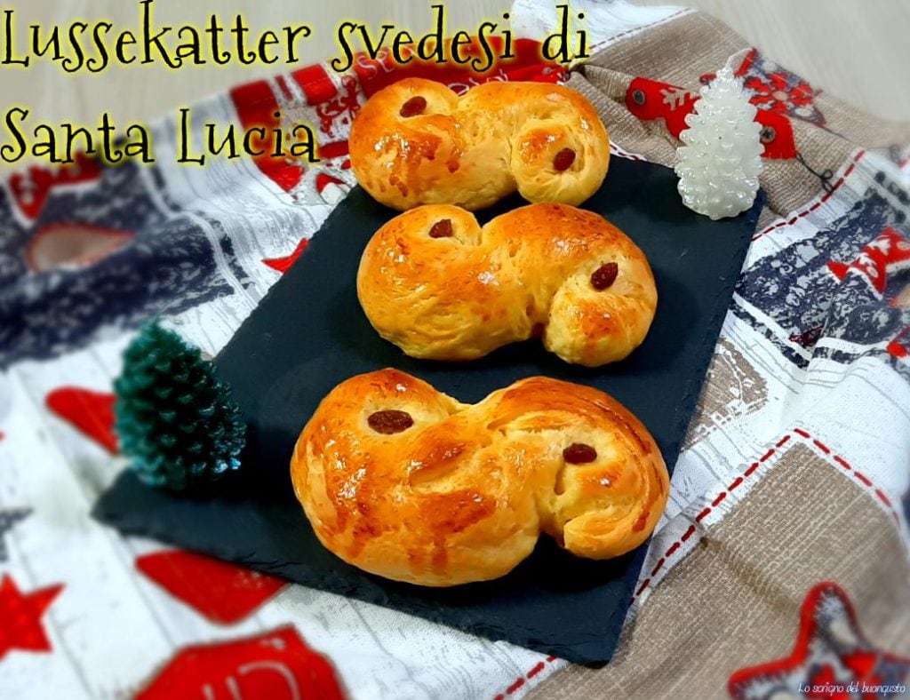 Swedish Lussekatter of Saint Lucia