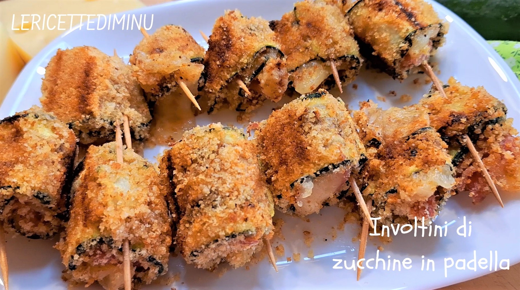 Pan-Fried Zucchini Rolls