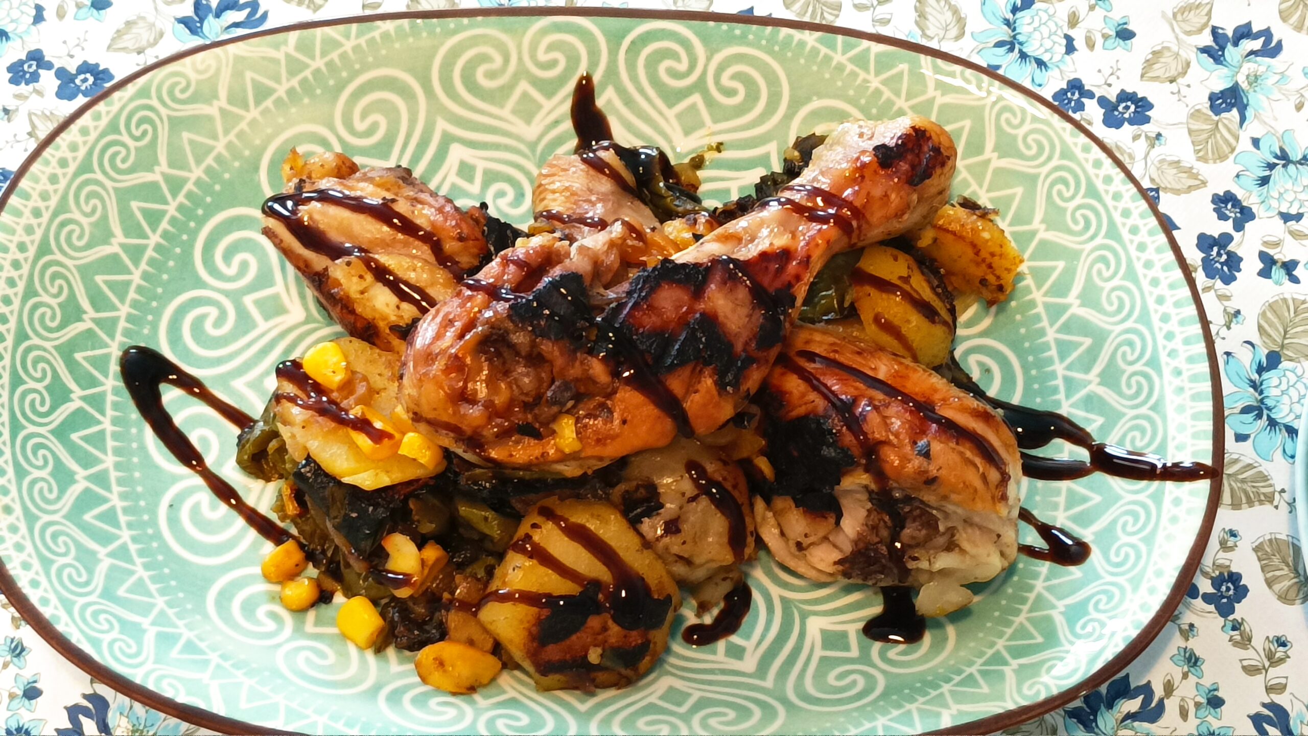 Spicy Chicken Pan with Peppers