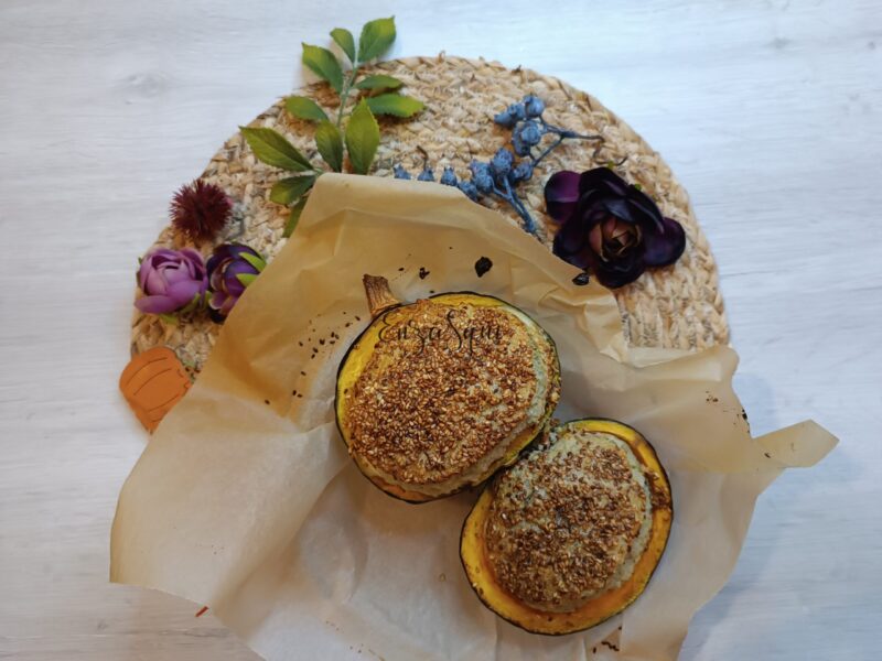 Rice Soufflé in Pumpkin