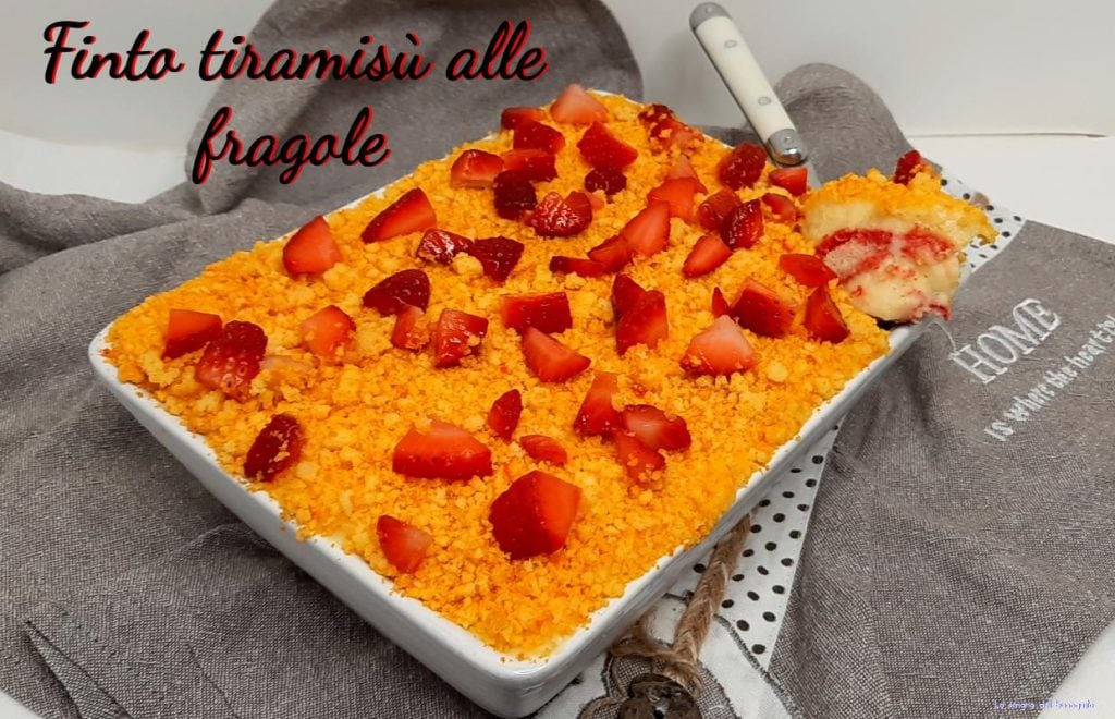 Fake Strawberry Tiramisu