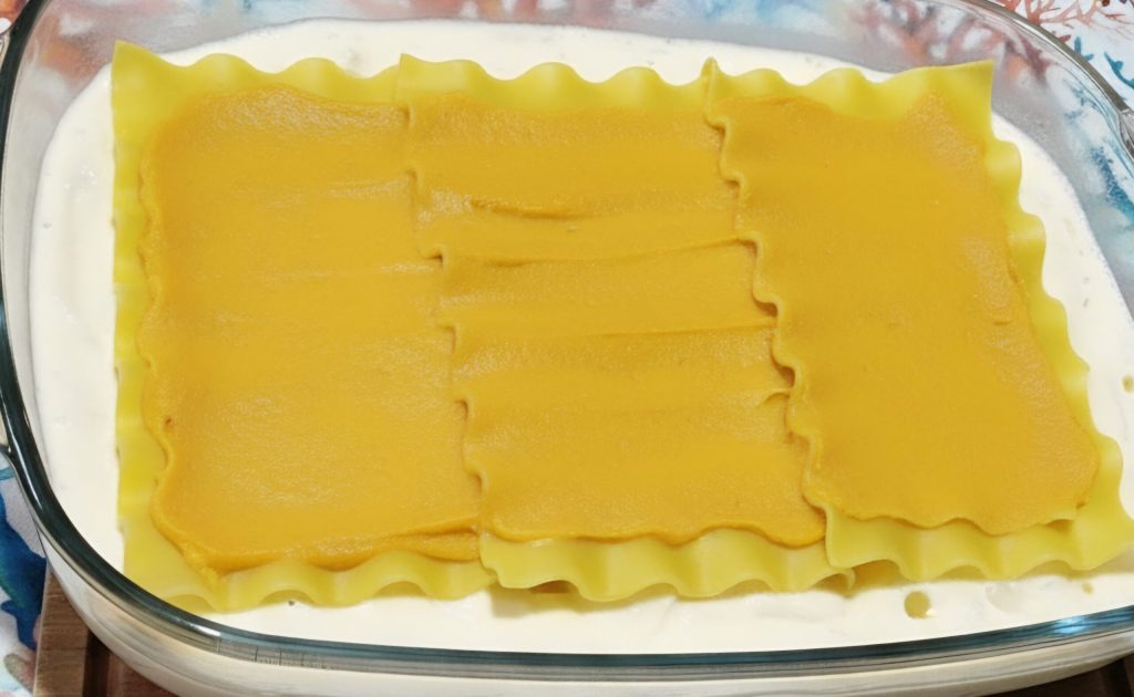 Lasagna with Pumpkin, Sausage, and Provola