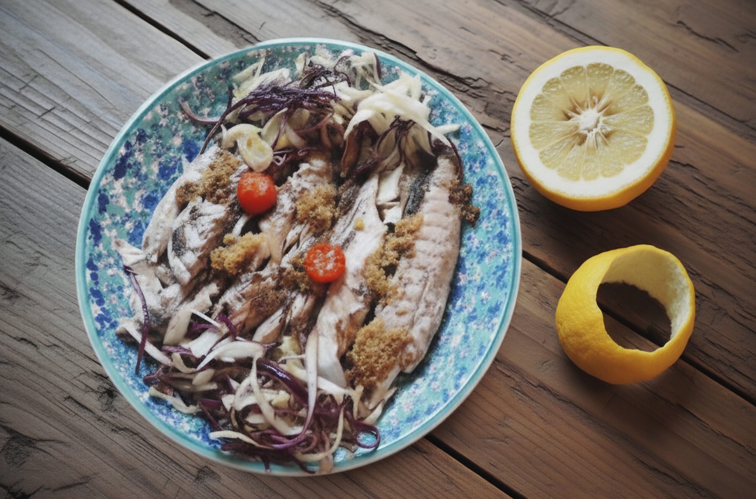 Imperial Saury with Cedar Crumble