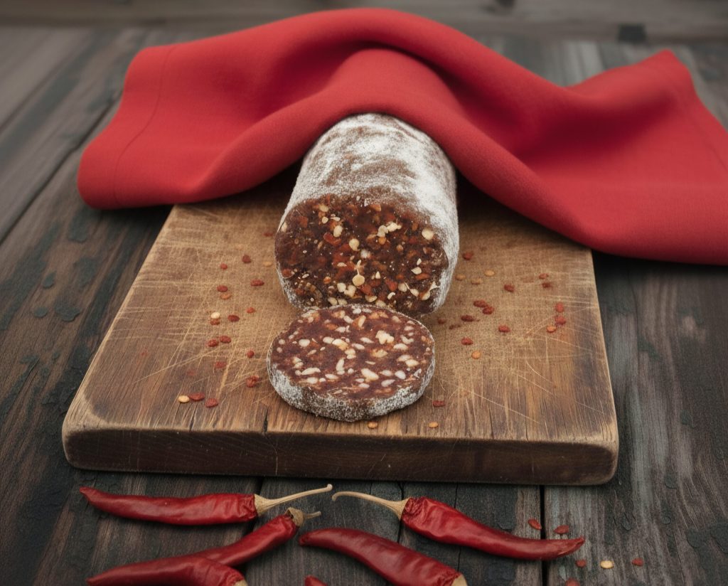 Diet Chocolate Salami with Chili