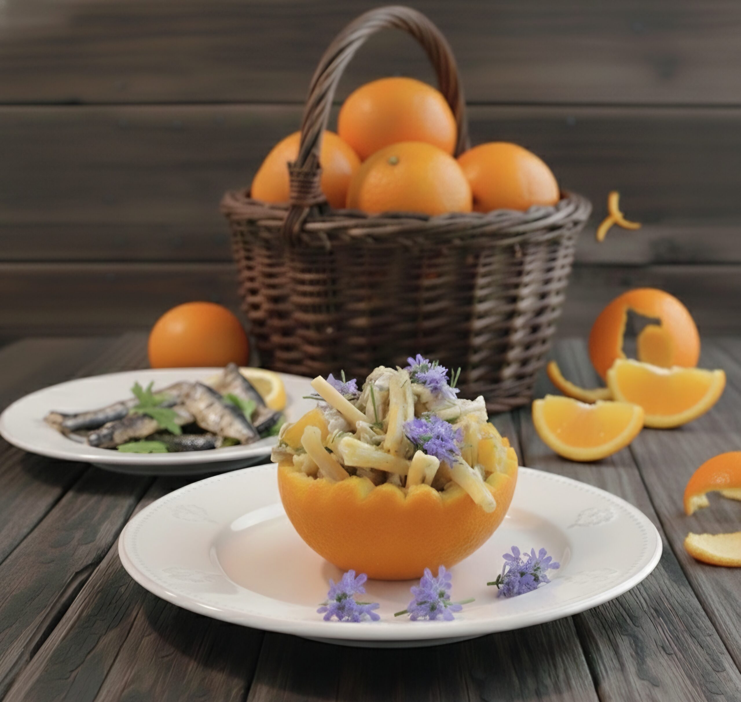 Pasta with the Scents of Sicily from Land and Sea