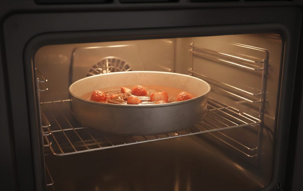 Cocoa and Strawberry Cake with Chocolate Ganache