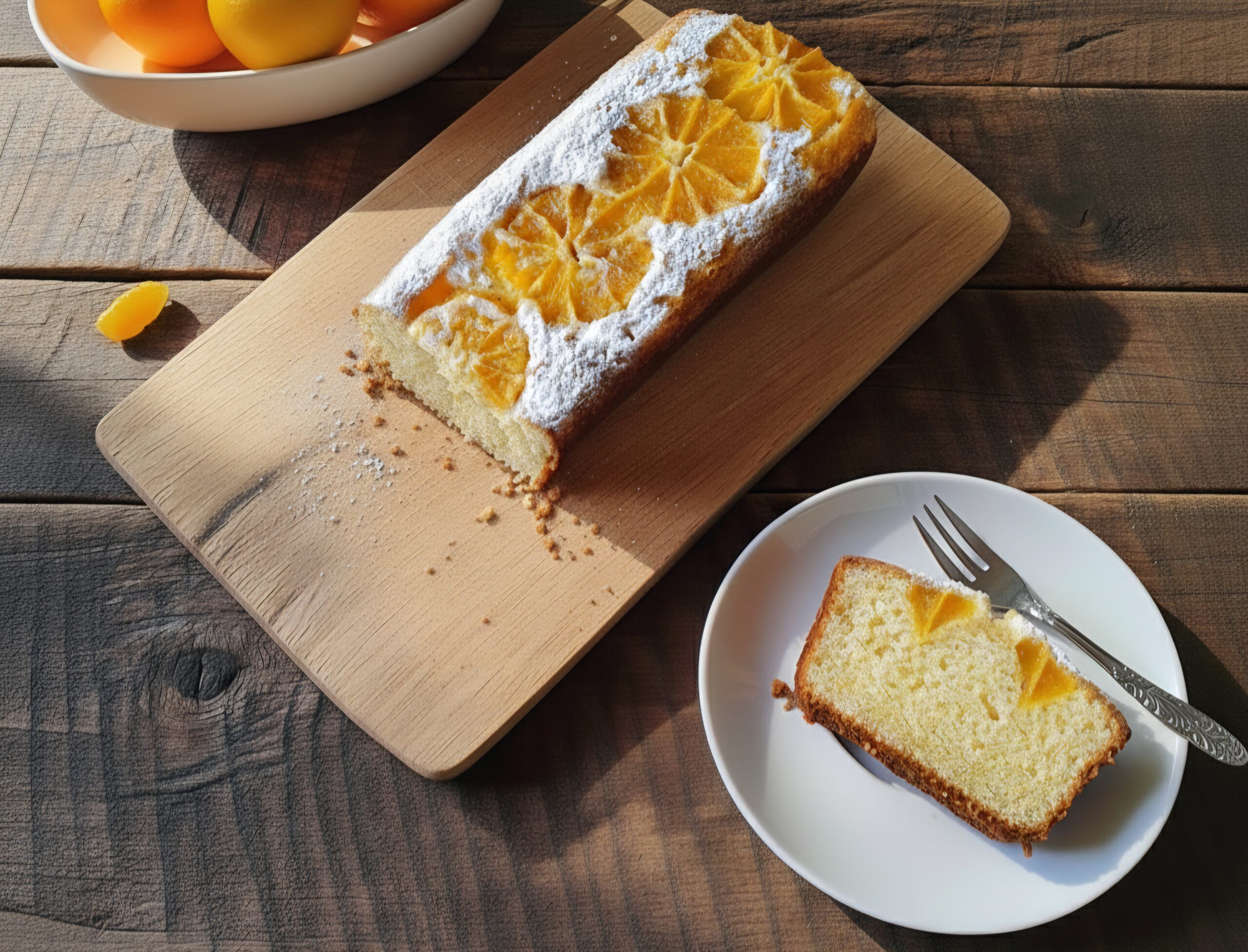 The Orange Plum Cake